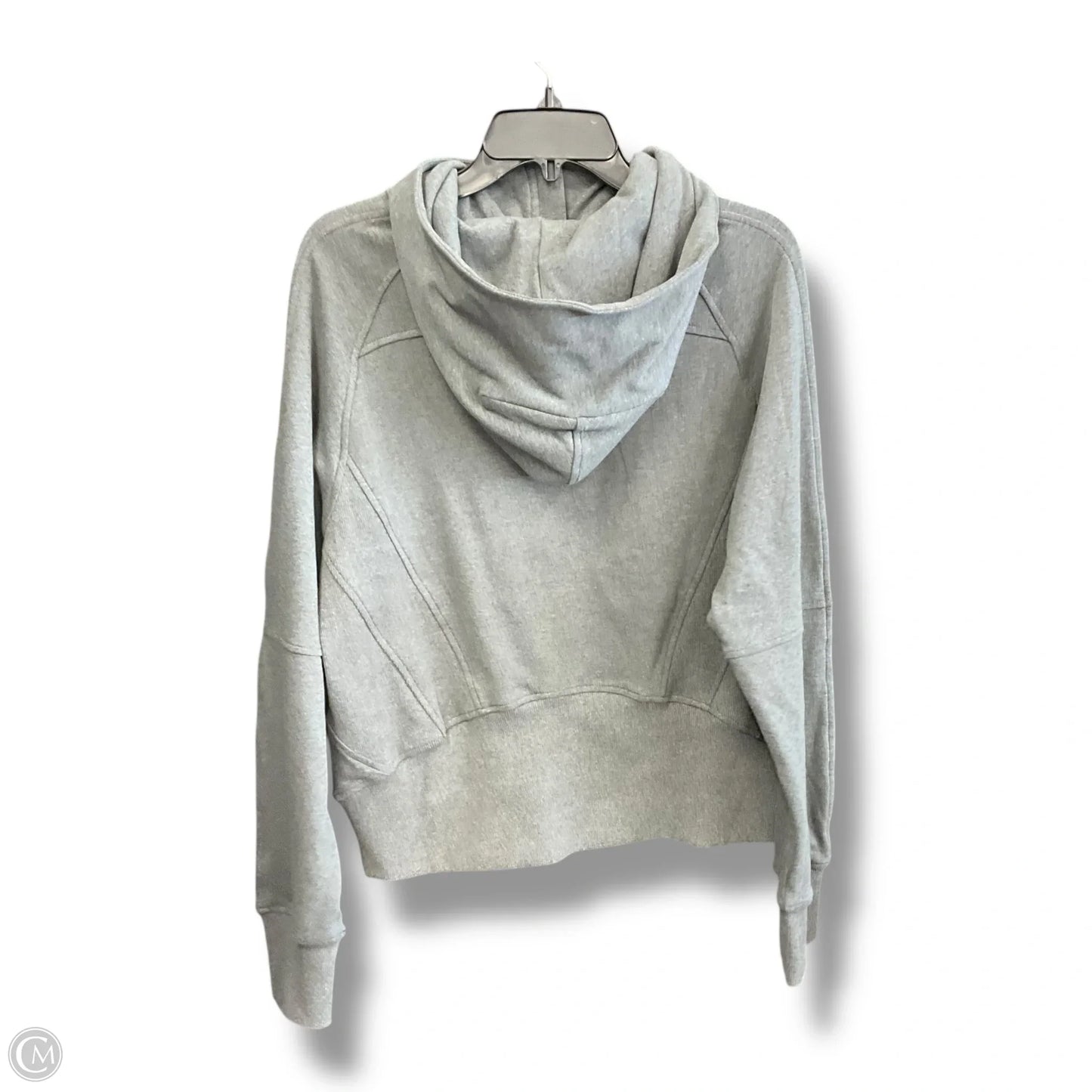 Athletic Sweatshirt Hoodie By Zyia In Grey, Size: S