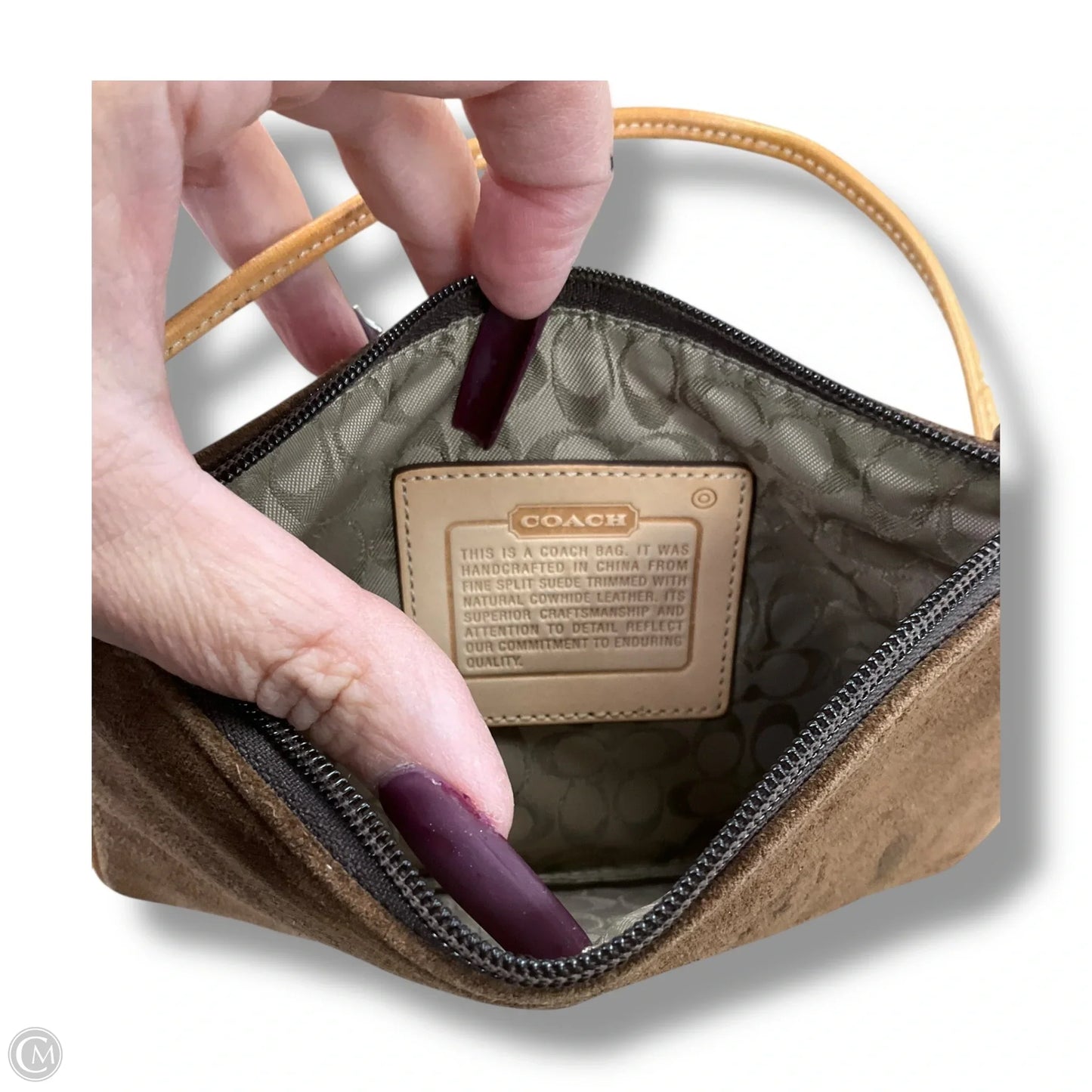 Wristlet Designer By Coach, Size: Medium