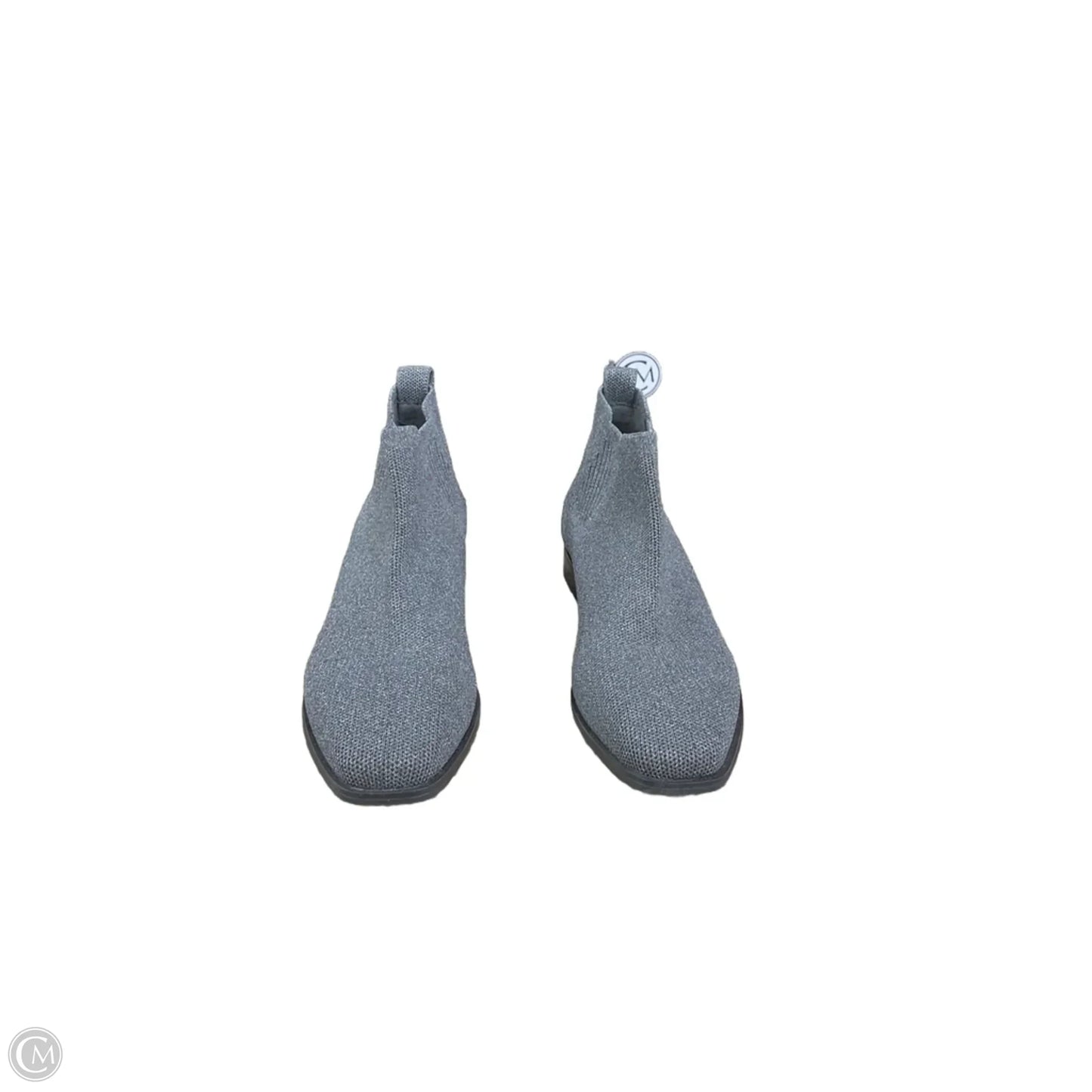 Boots Ankle Heels By Vivaia In Grey, Size: 7.5