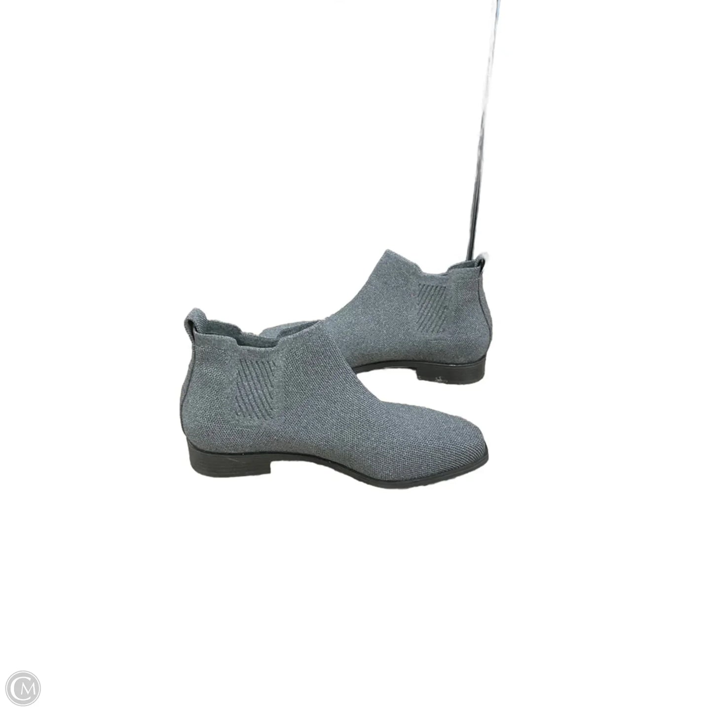 Boots Ankle Heels By Vivaia In Grey, Size: 7.5