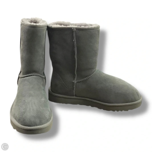 Boots Designer By Ugg In Grey, Size: 9