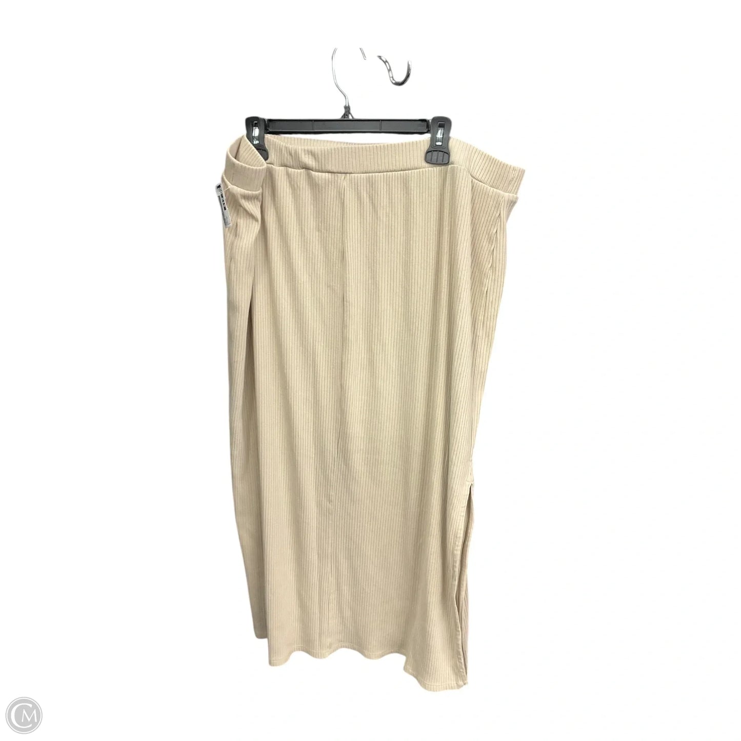 Skirt Maxi By Old Navy In Cream, Size: 2x