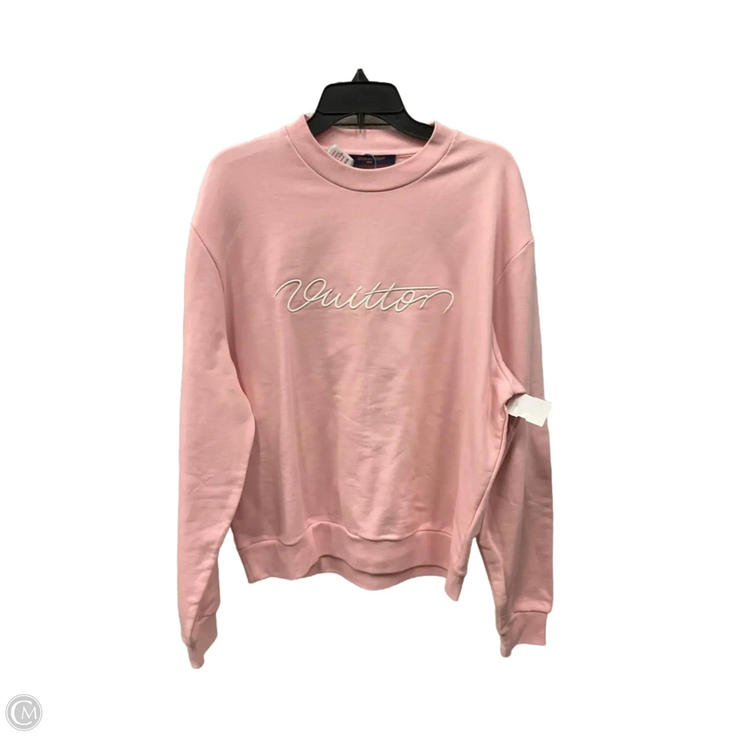 Top Long Sleeve Luxury Designer By Louis Vuitton In Pink, Size: L