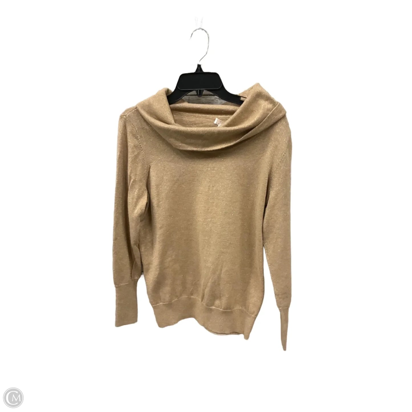 Top Long Sleeve By Chicos In Gold, Size: L