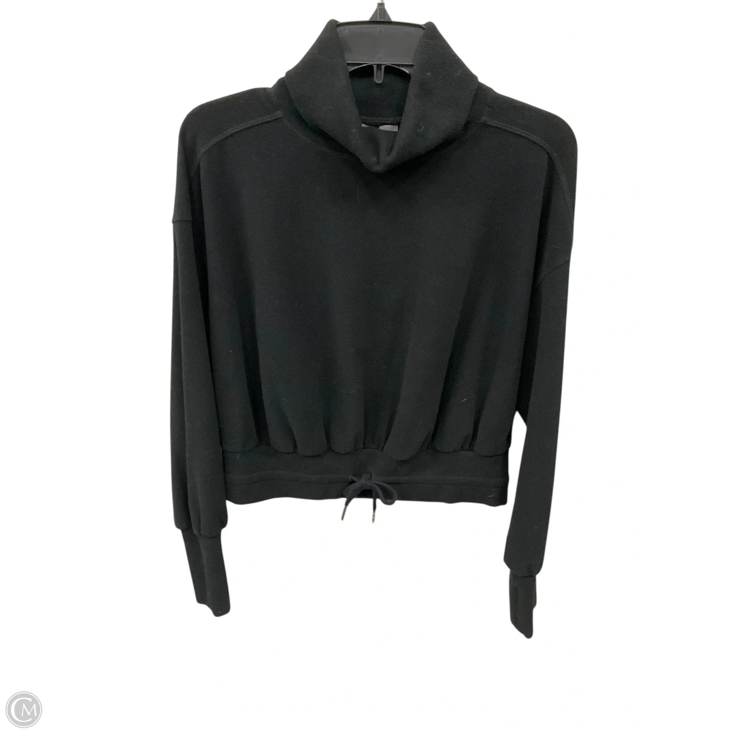 Athletic Top Long Sleeve Collar By Sweaty Betty In Black, Size: S