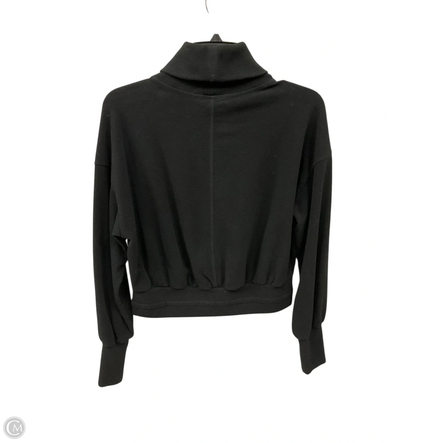 Athletic Top Long Sleeve Collar By Sweaty Betty In Black, Size: S