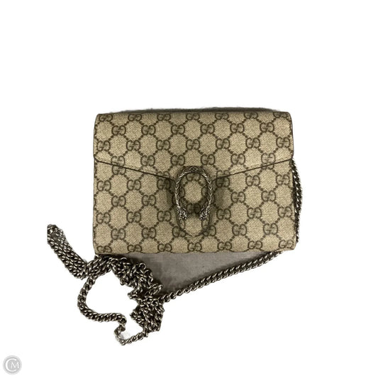 Crossbody Luxury Designer By Gucci, Size: Small