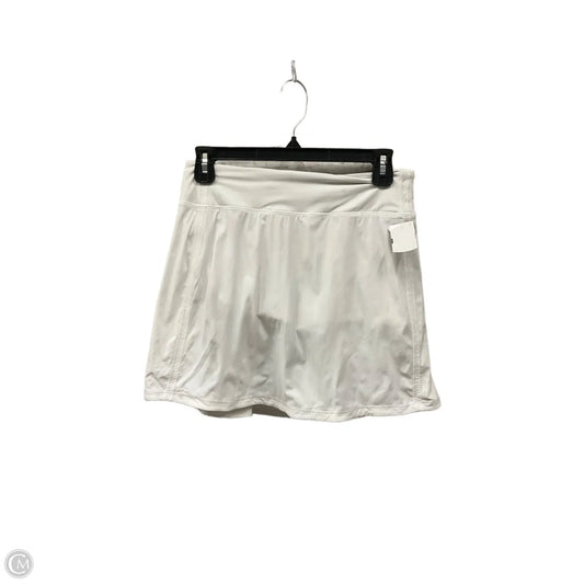 Athletic Skort By Lululemon In White, Size: S