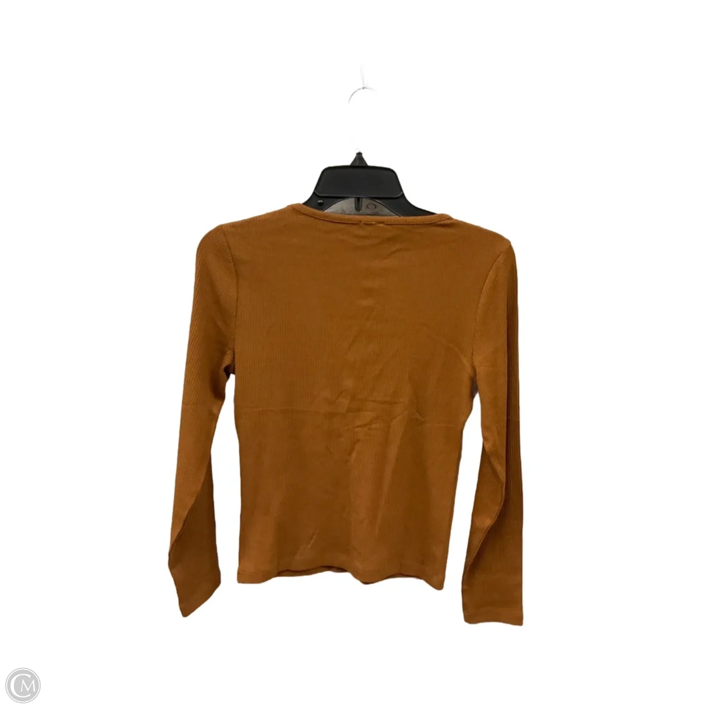 Top Long Sleeve By J. Crew In Brown, Size: S