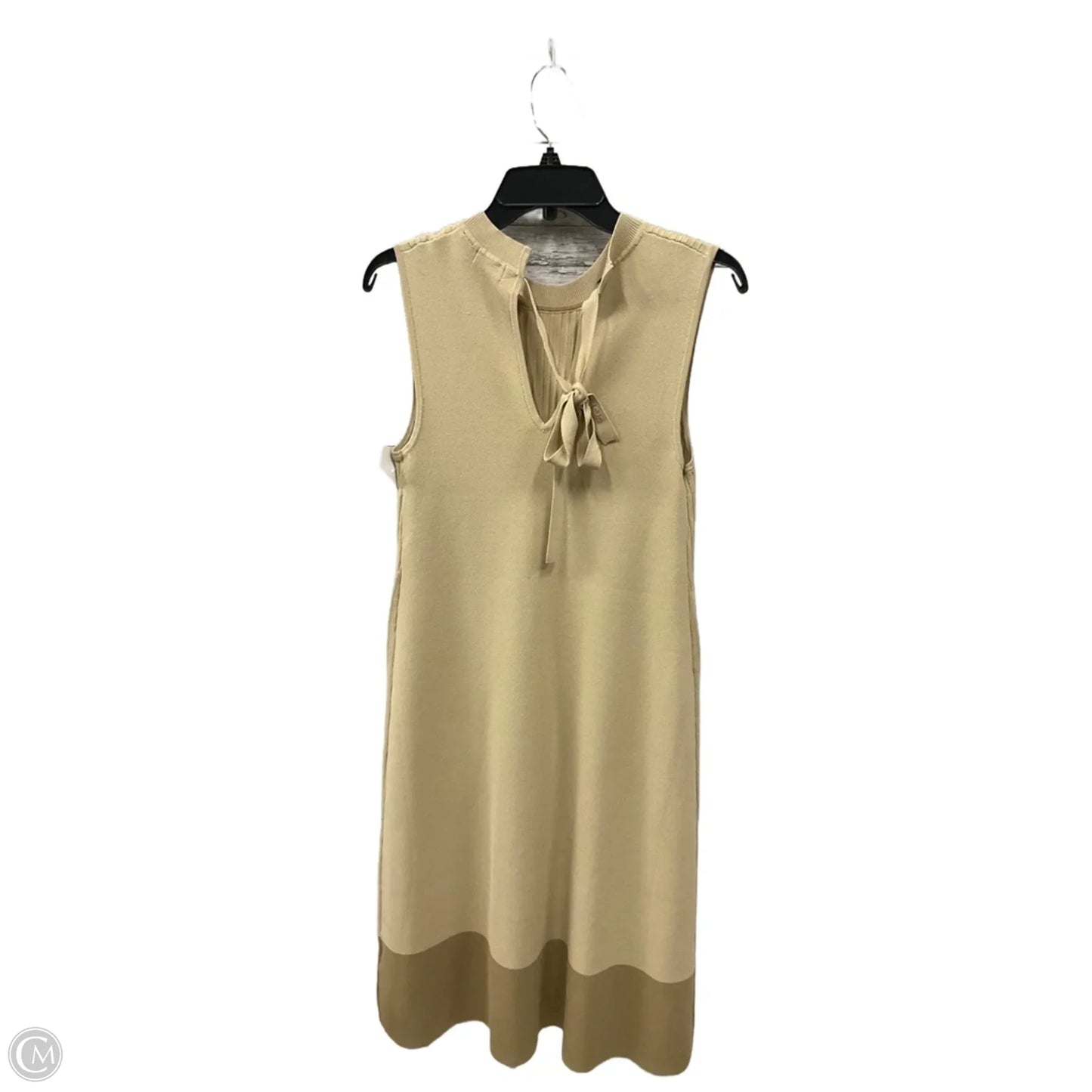 Dress Sweater By Esprit In Cream, Size: S