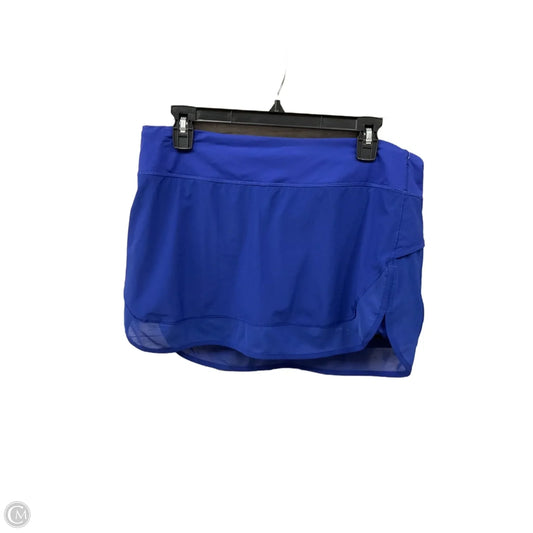 Athletic Skort By Lululemon In Blue, Size: M