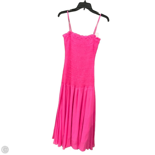 Dress Casual Maxi By J. Crew In Pink, Size: M