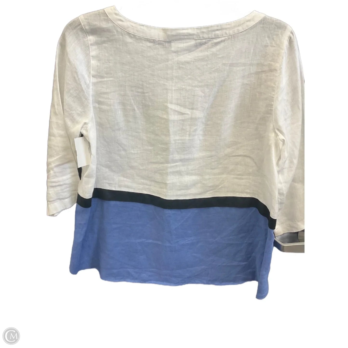 Tunic 3/4 Sleeve By J. Jill In White, Size: Xsp