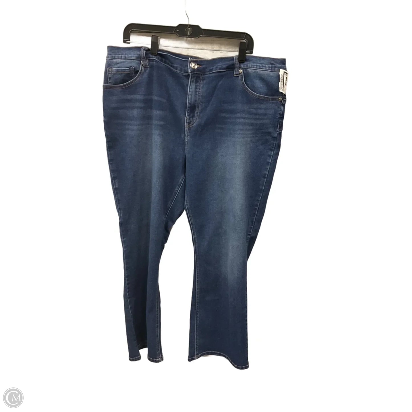 Jeans Boot Cut By Dg2 In Blue Denim, Size: 22