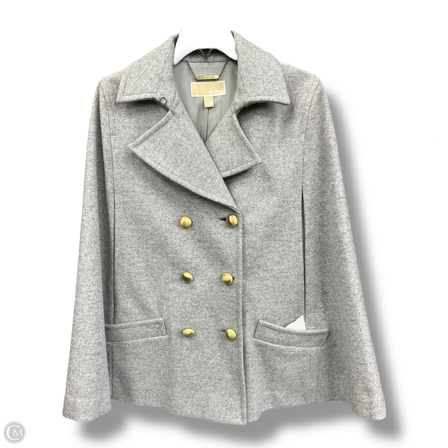 Poncho By Michael By Michael Kors In Grey, Size: S