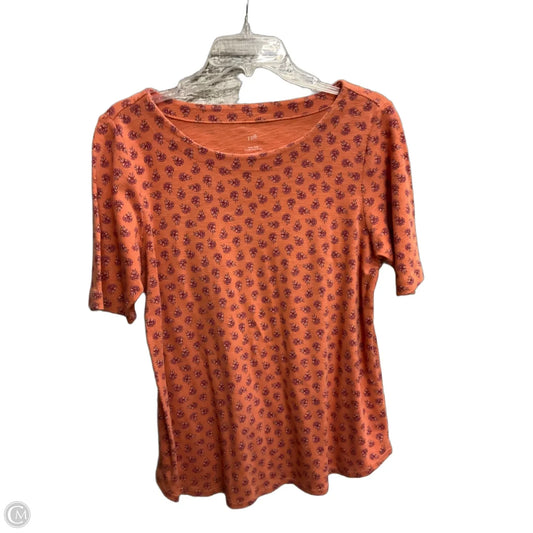Top Short Sleeve By J. Jill In Multi-colored, Size: M