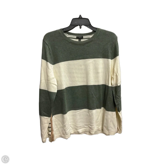 Top Long Sleeve By Talbots In Striped Pattern, Size: Xlp