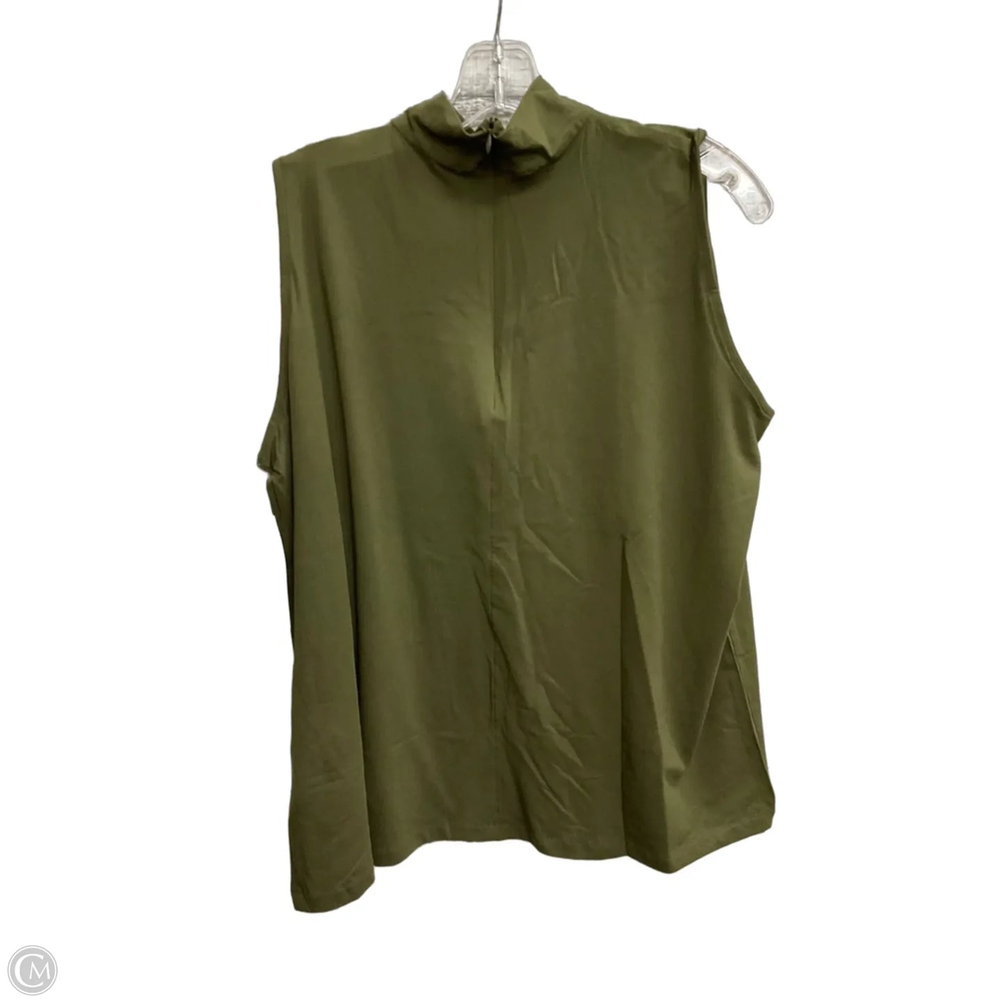 Top Sleeveless Basic By Chicos In Green, Size: Xl