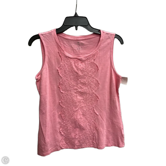 Tank Top By Talbots In Pink, Size: Mp