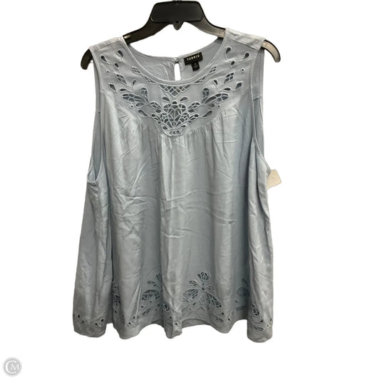 Top Sleeveless Basic By Torrid In Blue, Size: 2x