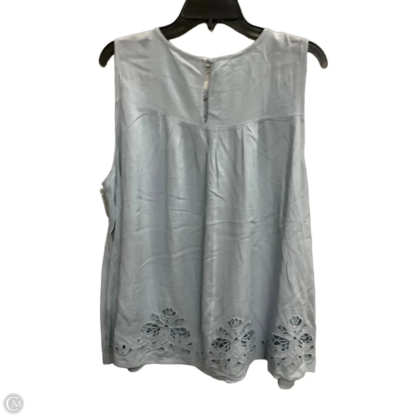 Top Sleeveless Basic By Torrid In Blue, Size: 2x