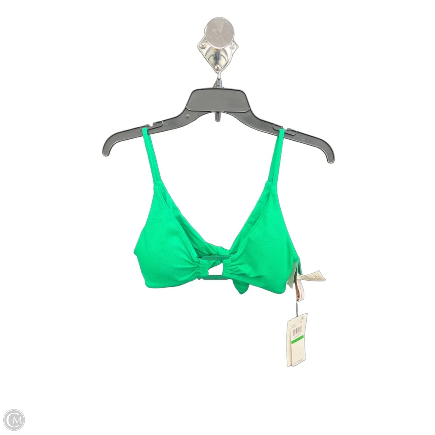 Swimsuit Top By Clothes Mentor In Green, Size: L