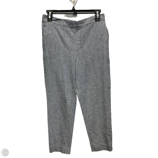 Pants Linen By Banana Republic In Striped Pattern, Size: 4