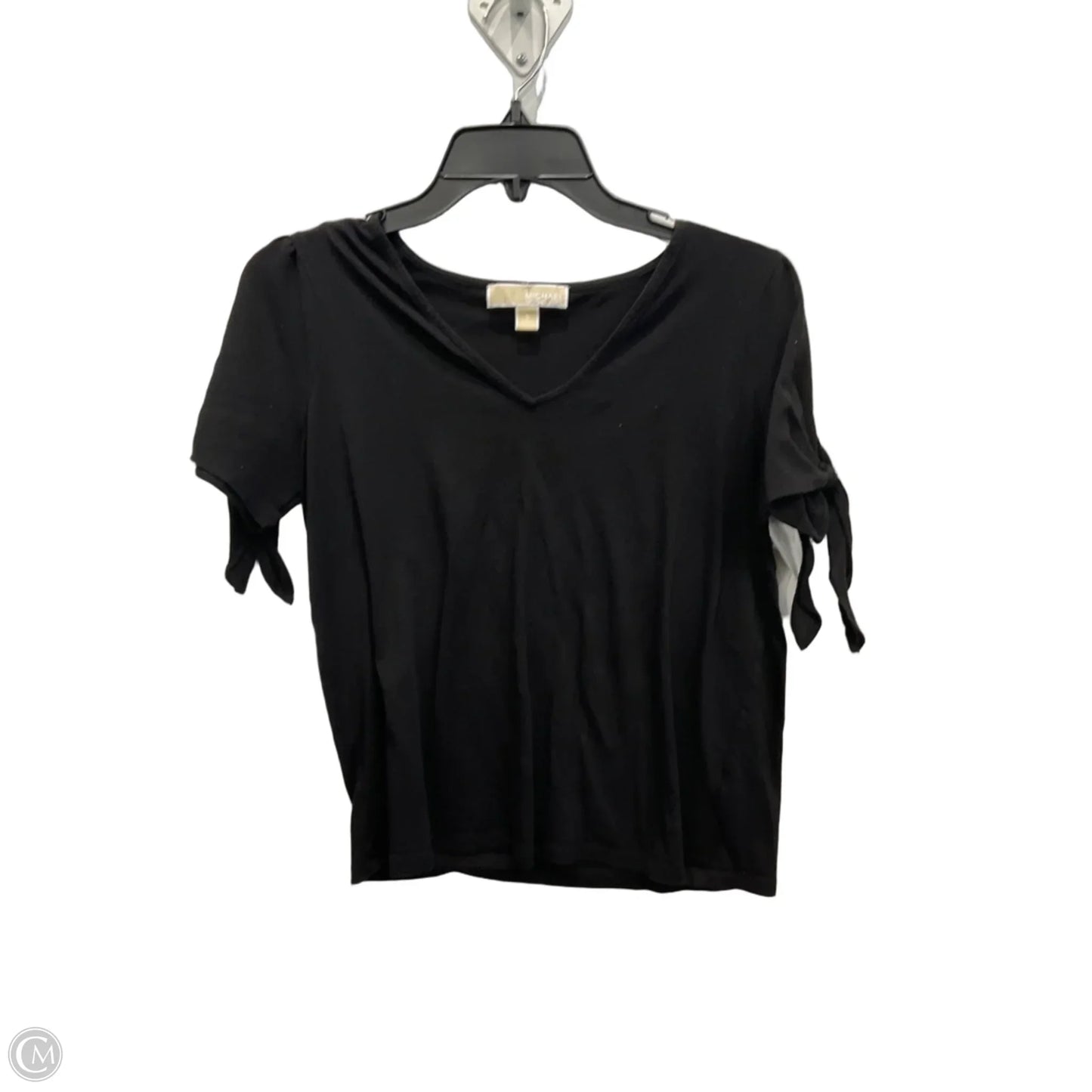 Top Short Sleeve Basic By Michael By Michael Kors In Black, Size: S