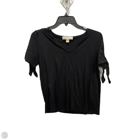 Top Short Sleeve Basic By Michael By Michael Kors In Black, Size: S