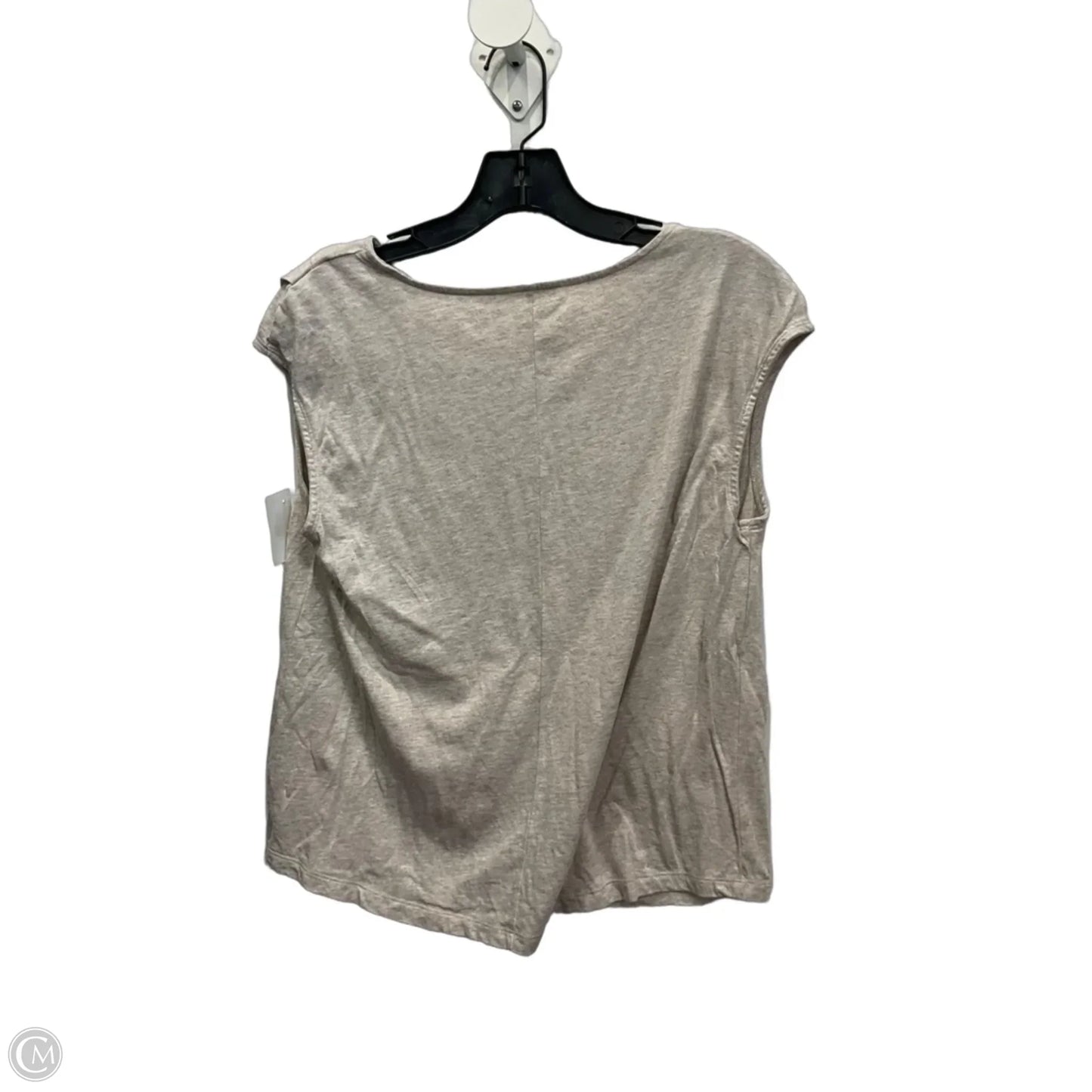 Top Sleeveless Basic By Garnet Hill In Tan, Size: S