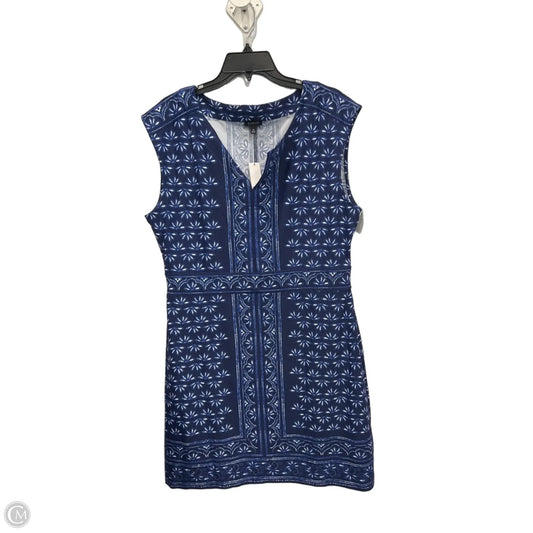 Dress Casual Midi By Talbots In Blue, Size: Xl