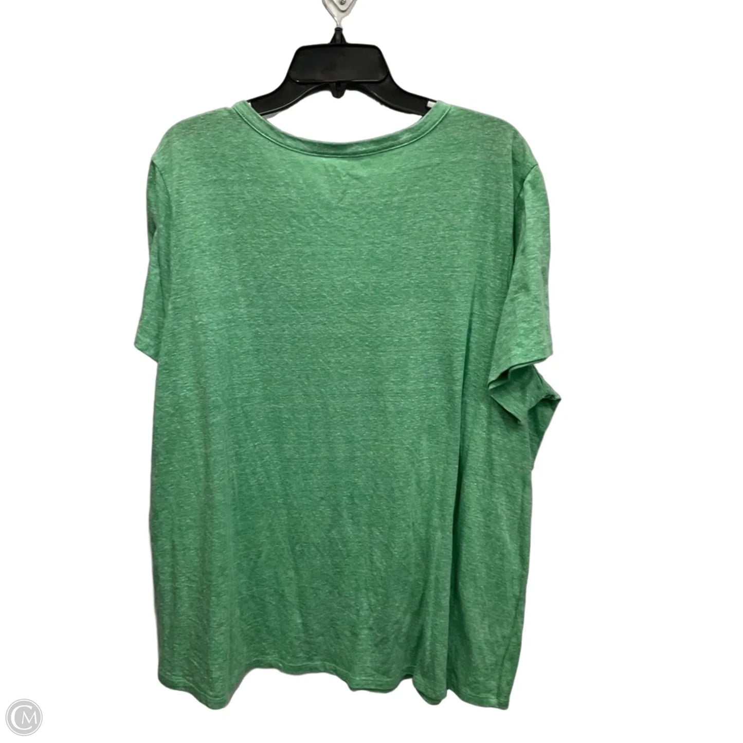 Top Short Sleeve By Lane Bryant In Green, Size: 3x