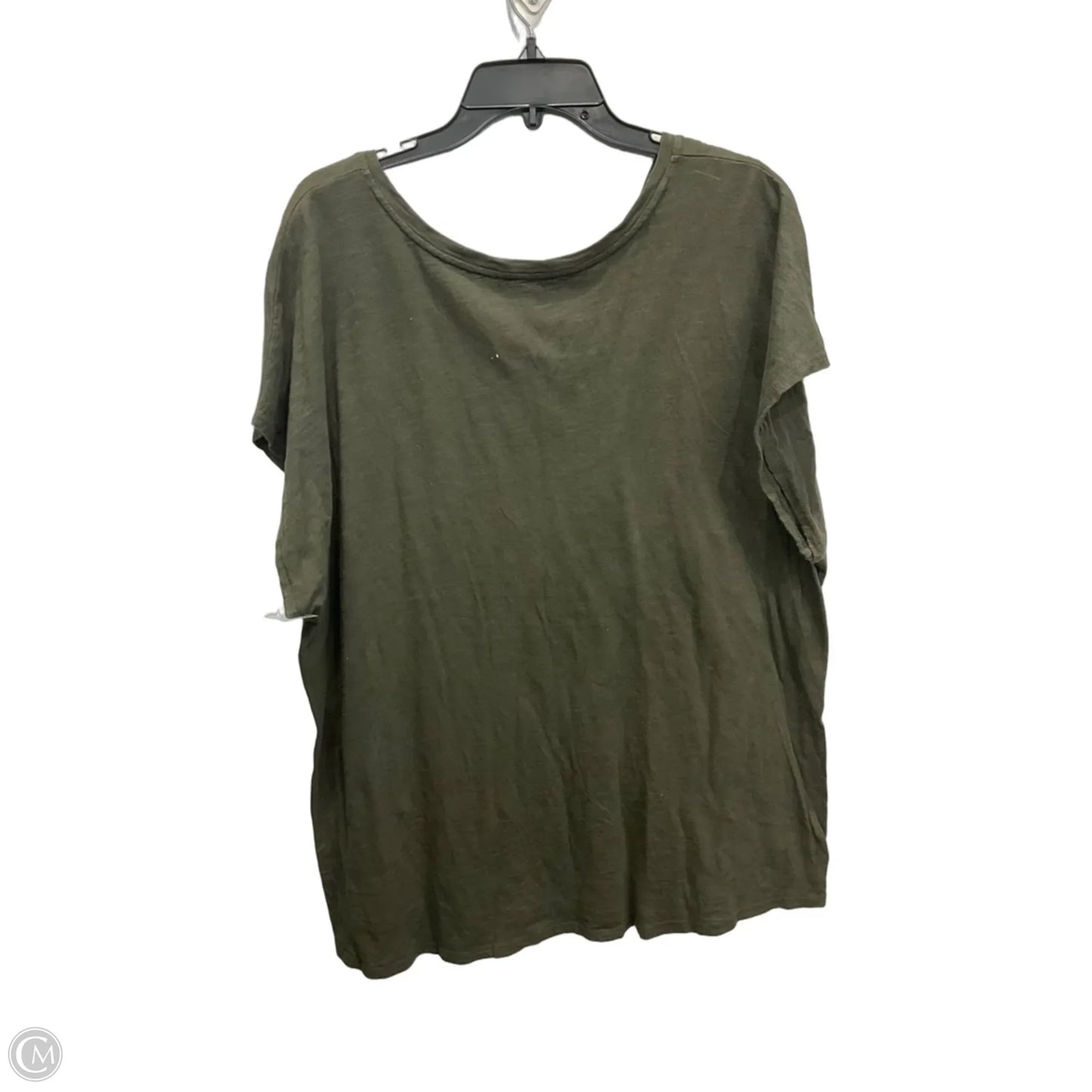 Top Short Sleeve By Lane Bryant In Green, Size: 3x