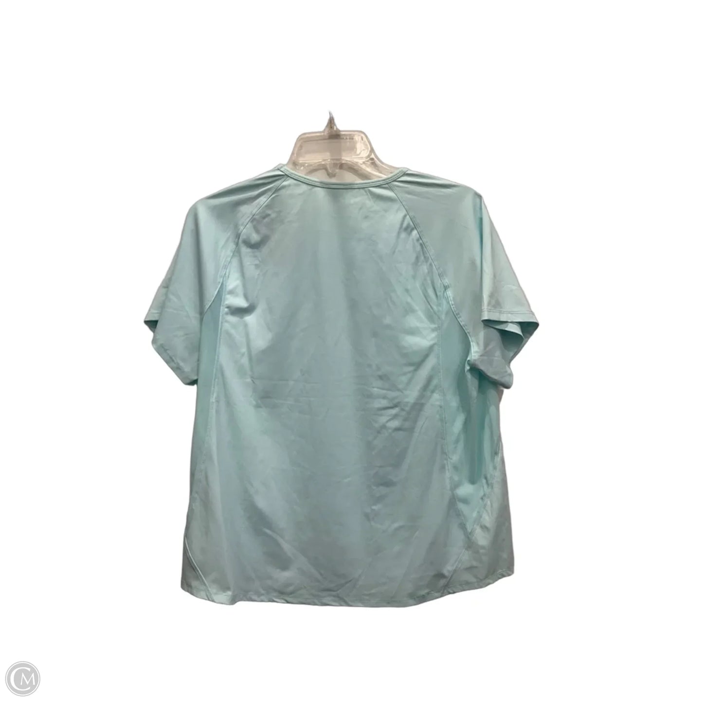 Athletic Top Short Sleeve By Clothes Mentor In Blue, Size: Xxl
