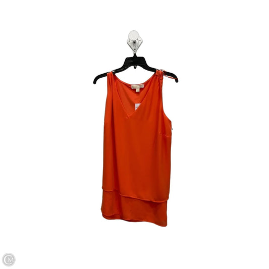 Top Sleeveless By Michael By Michael Kors In Orange, Size: 1x