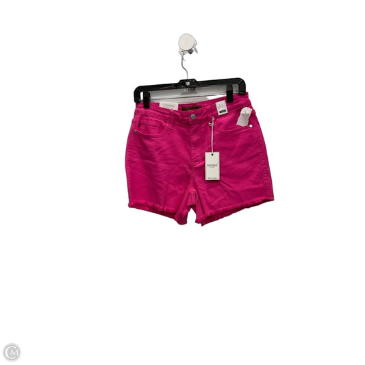 Shorts By Judy Blue In Pink Denim, Size: 12