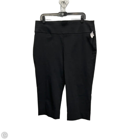 Capris By Chicos In Black, Size: 14