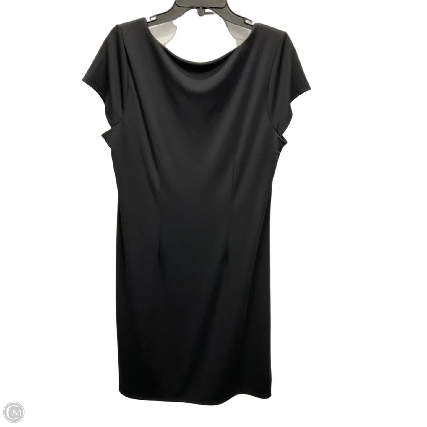 Dress Casual Midi By Talbots In Black, Size: 1x