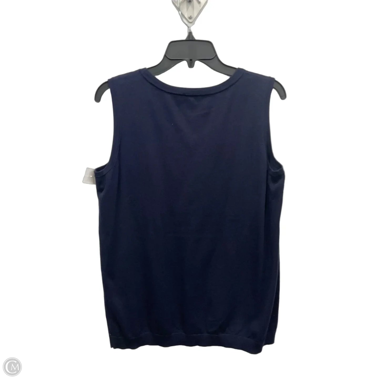 Tank Top By Talbots In Navy, Size: 1x