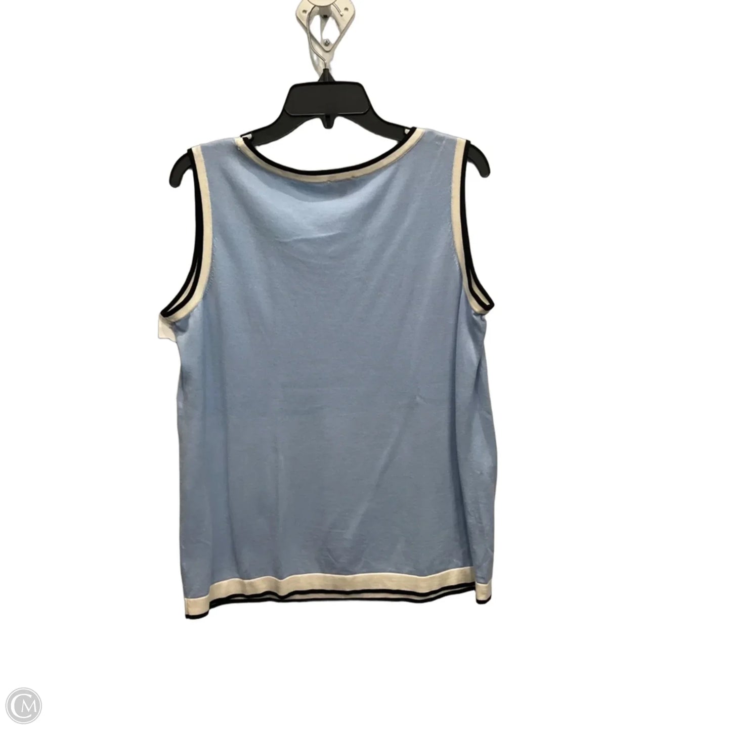 Tank Top By Talbots In Blue, Size: 1x