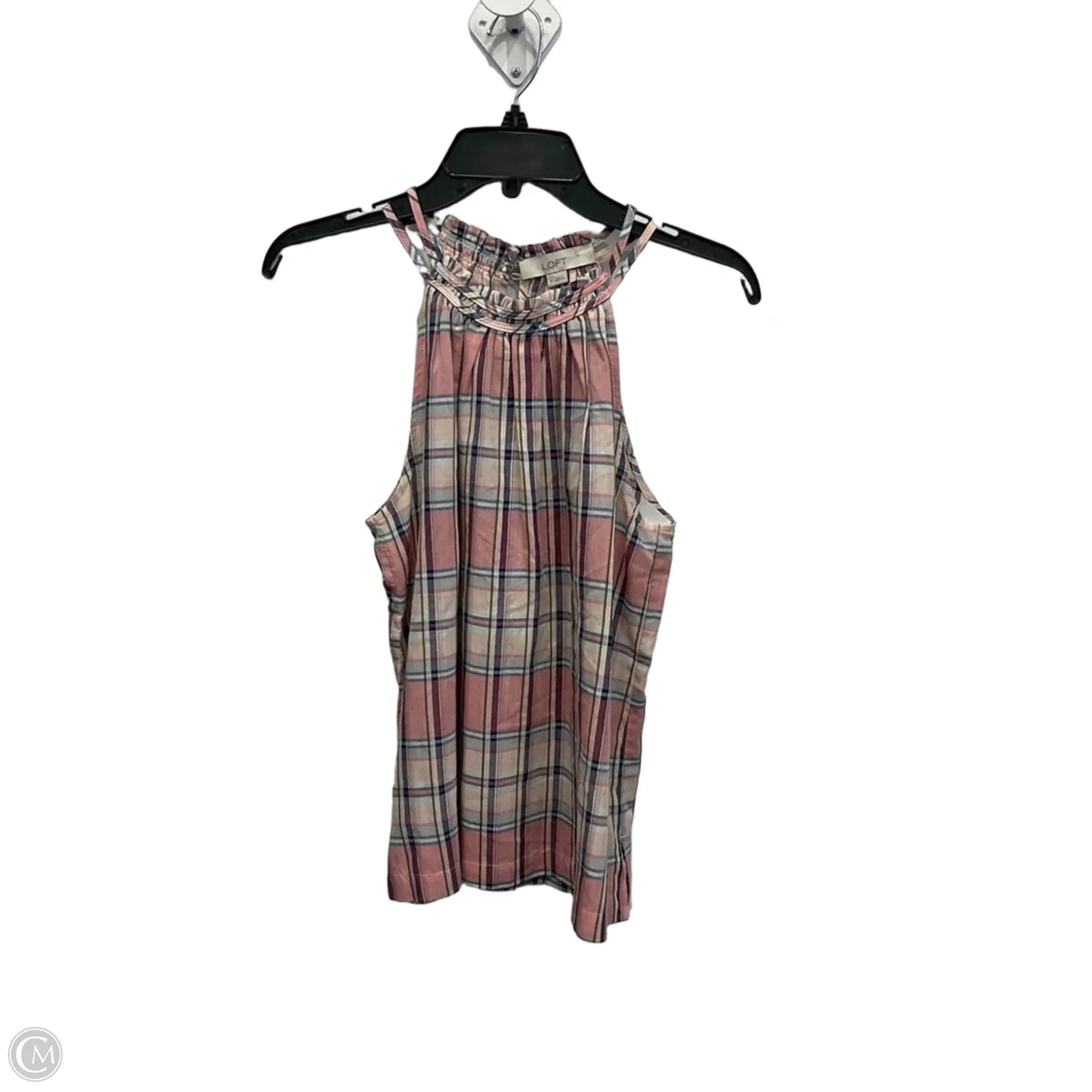 Top Sleeveless By Loft In Striped Pattern, Size: Xs