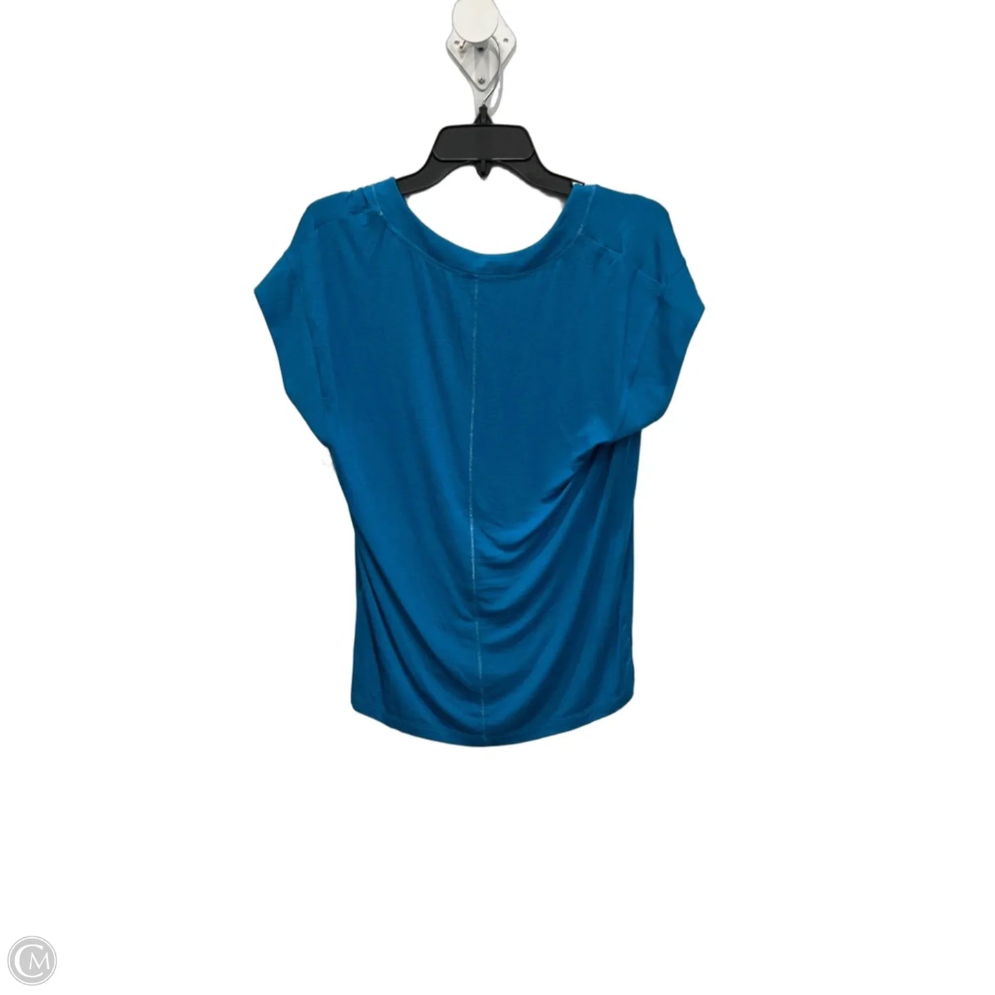 Top Short Sleeve Basic By White House Black Market In Blue, Size: Xs