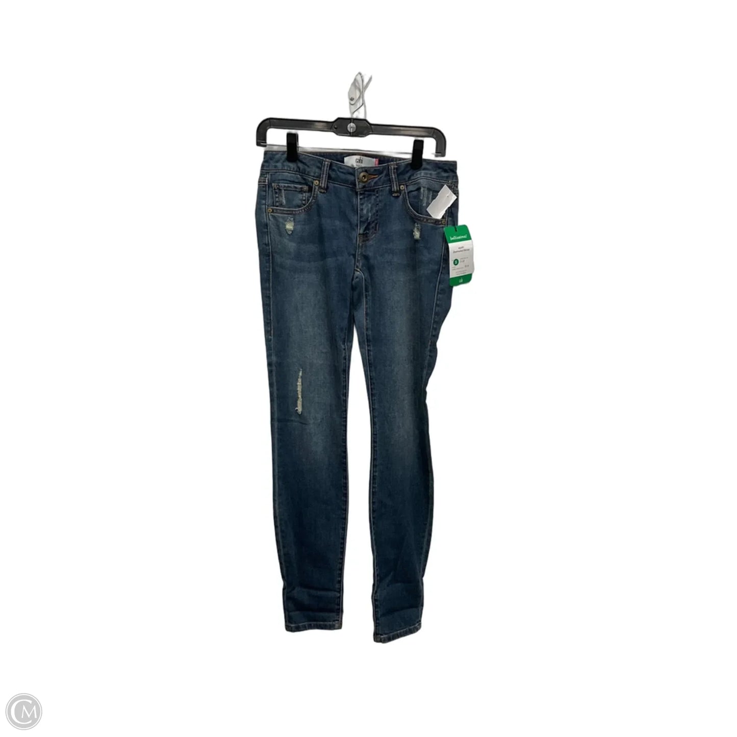 Jeans Straight By Cabi In Blue Denim, Size: 2