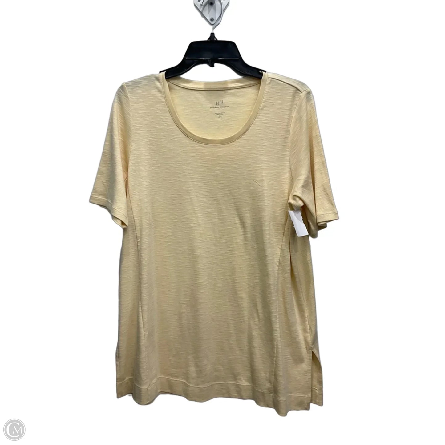 Tunic Short Sleeve By J. Jill In Yellow, Size: Lp