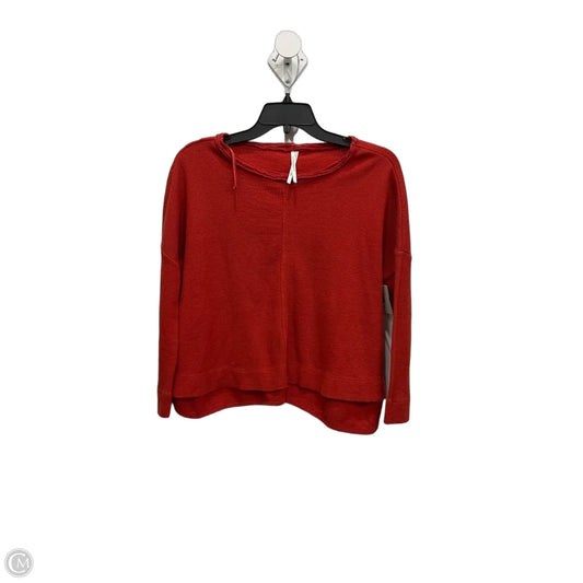 Top Long Sleeve By Anthropologie In Orange, Size: Xxsp