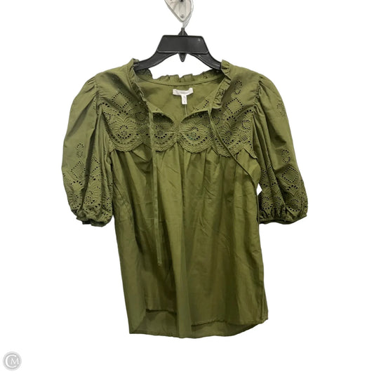 Top Short Sleeve Basic By Maurices In Green, Size: S