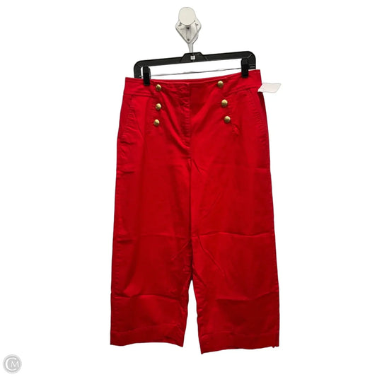 Pants Wide Leg By Talbots In Red, Size: 10