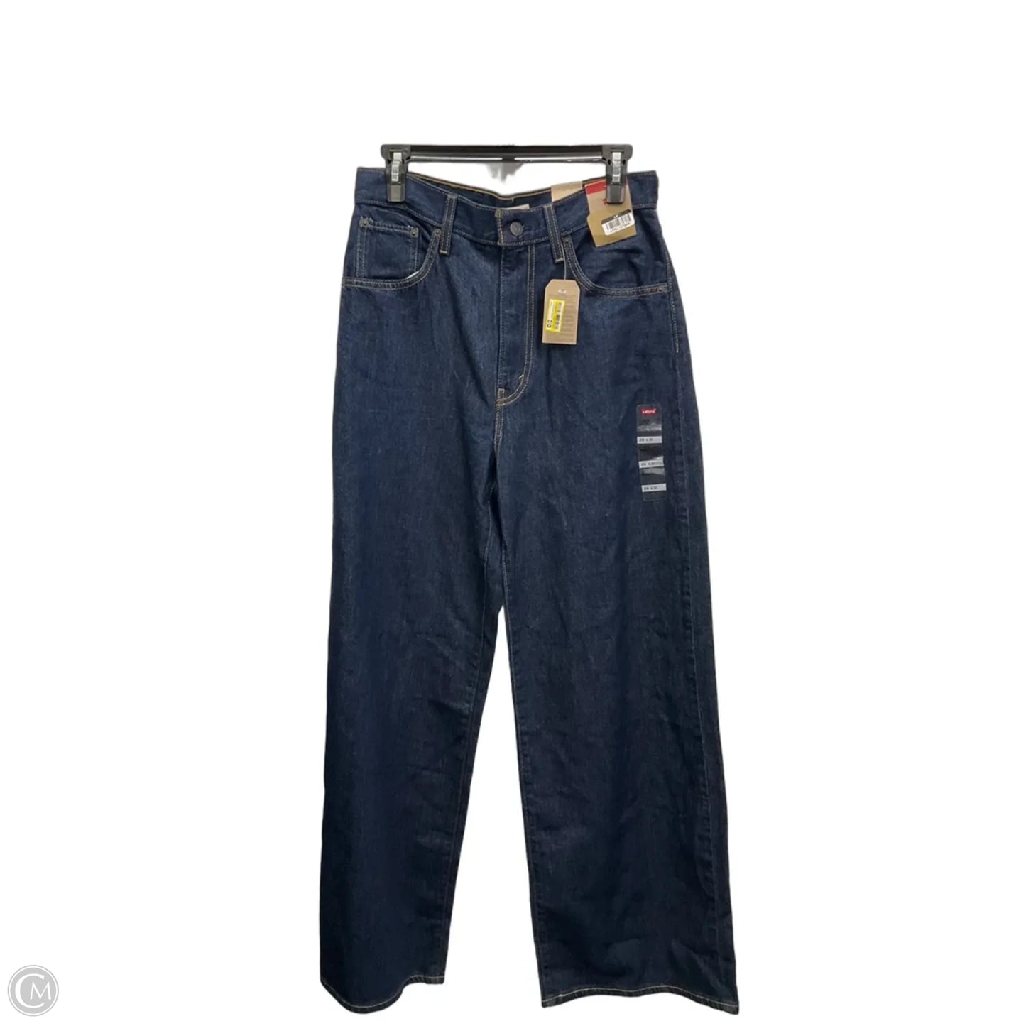 Jeans Wide Leg By Levis In Blue Denim, Size: 6