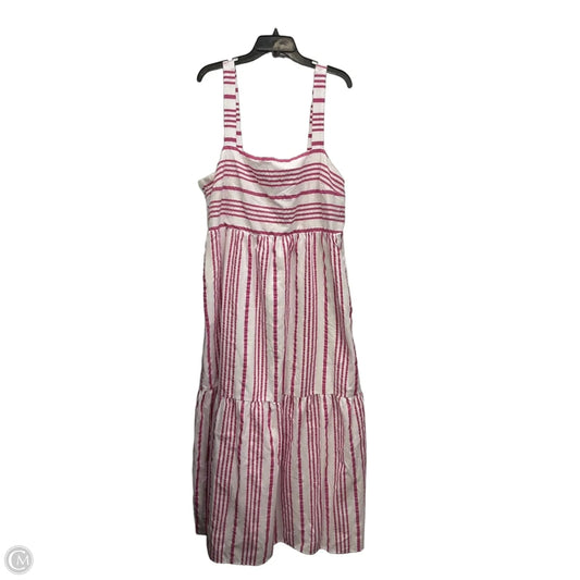 Dress Casual Maxi By Loft In Striped Pattern, Size: Xxl