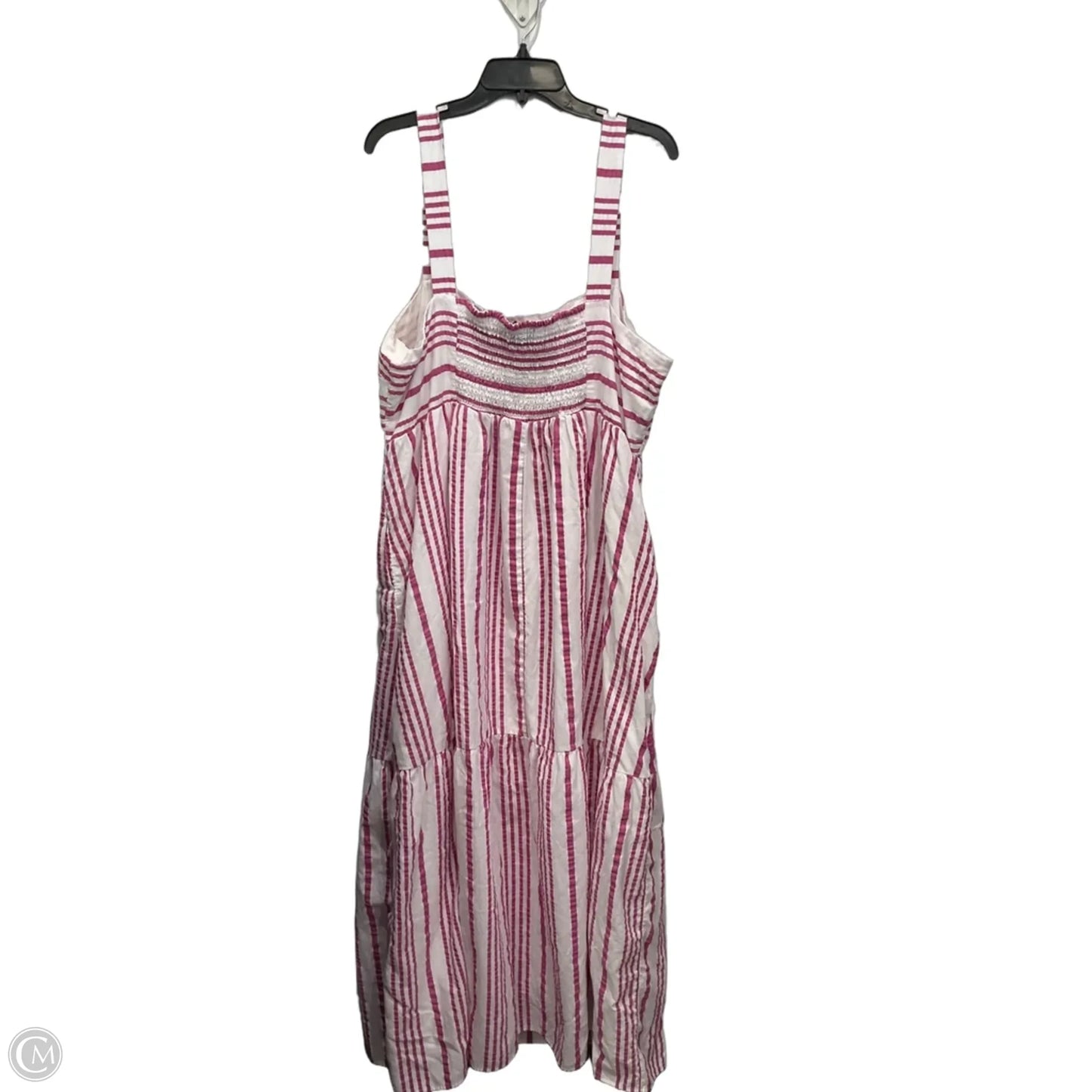 Dress Casual Maxi By Loft In Striped Pattern, Size: Xxl